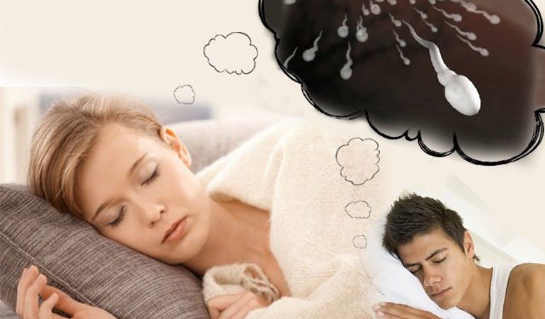 До чого сниться сперма: сон про калюжі білої насінної рідини на підлозі, густе насіння на тілі, животі і в волоссі