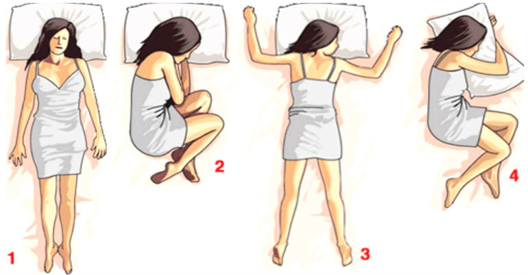 Пози уві сні: що говорить про характер людини його положення тіла під час відпочинку, значення для пар